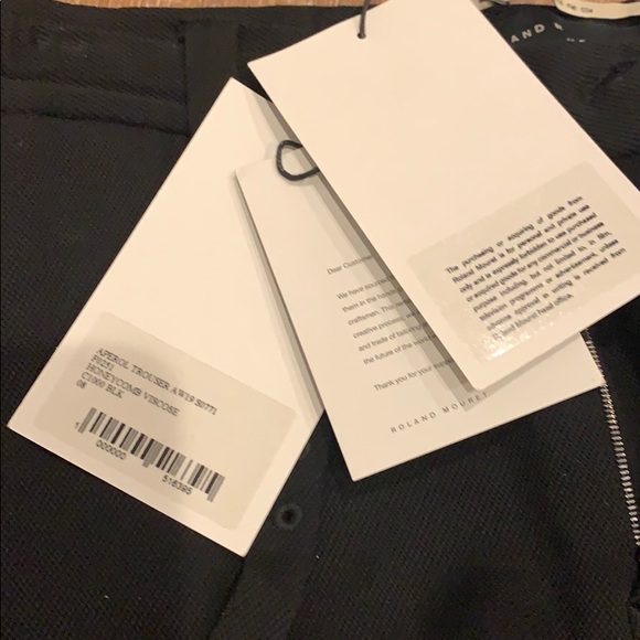 Roland Mouret Aperol honeycomb trousers 4 NWT - Picture 9 of 11